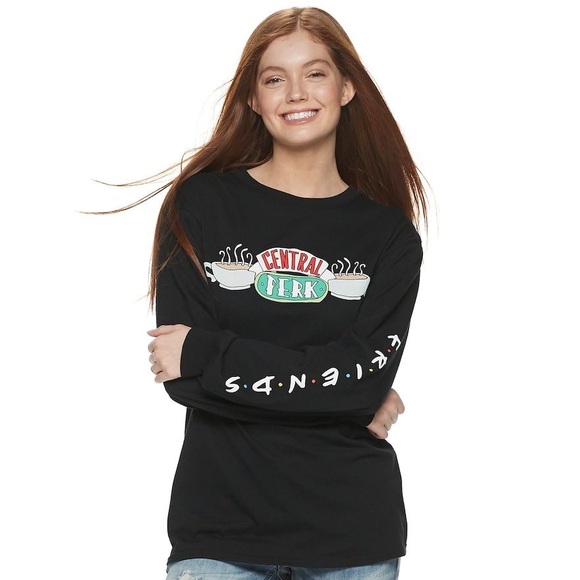 Friends “Central Perk” Long Sleeve Graphic Tee - Picture 1 of 2